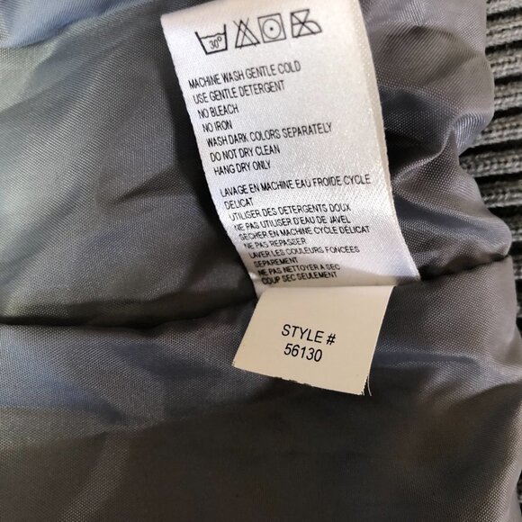 NWOT Fox Riders Teal, Grey, Black Winter Coat With Faux Fur Removable Collar - Picture 8 of 16